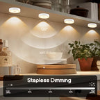 PLOOMI™ MotionGlow — 3-Pack Rechargeable Motion Sensor Lights